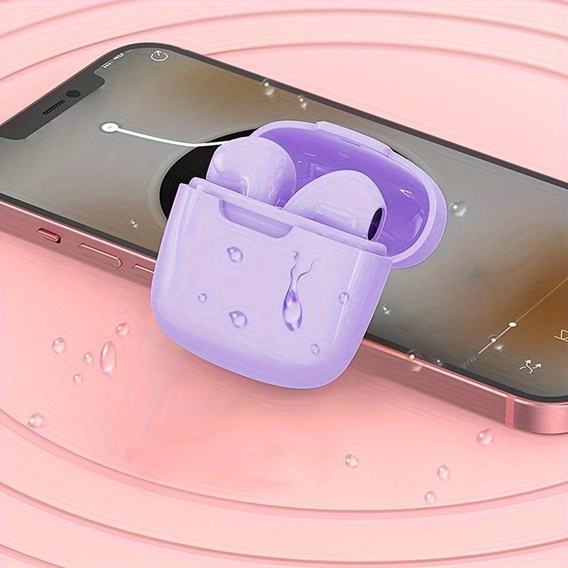 Mini Bluetooth Earphones-Dual Headsets- TWS True Wireless In-Ear Headphones-Macaron Color Christmas Gift Headset-Call Touch Earbud