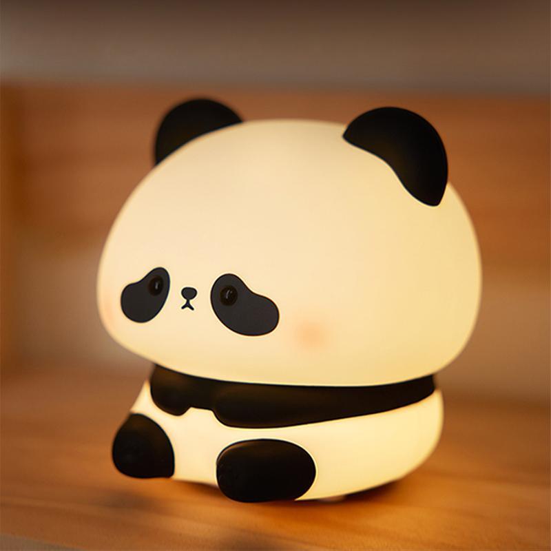 Cute Panda Design Silicone Night Light, USB Powered LED Night Light, Decorative Light For Kids Bedroom Living Room Toys Gift