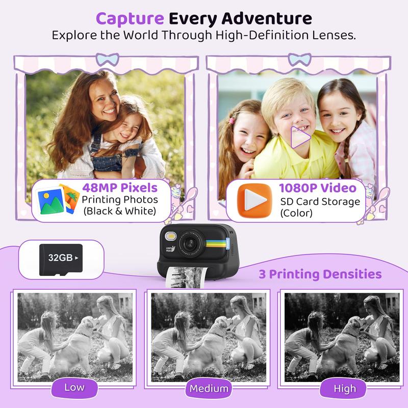 1080P Digital Camera with SD Card, 16x Digital Zoom Camera, Portable Mini Digital Camera for Students Boys Girls, Point and Shoot Digital Camera, Can be Used as Gift, Christmas Gift camera with