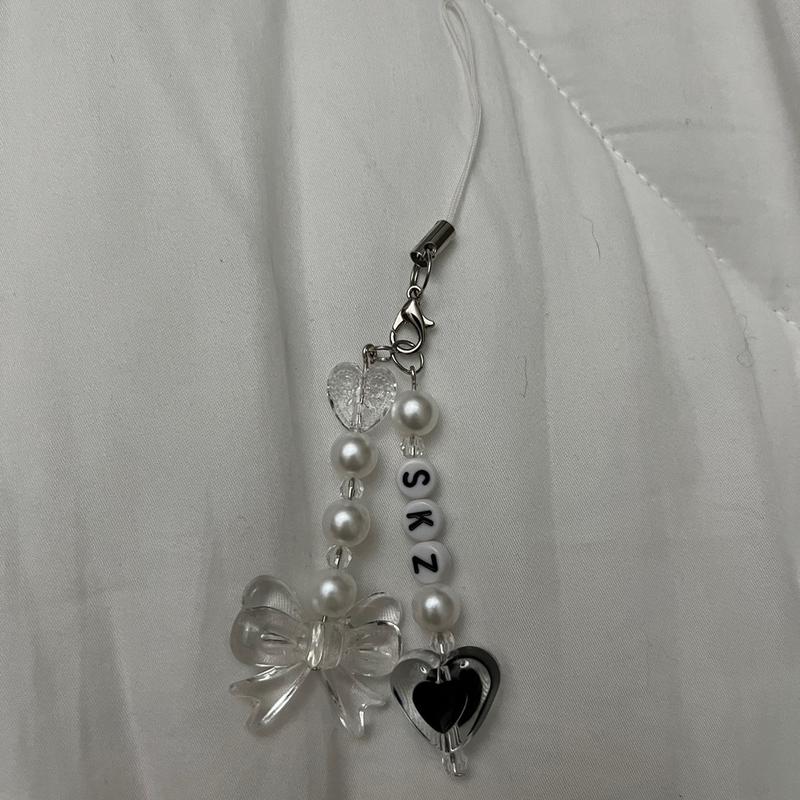 skz phone charm, kpop bias phone strap, kpop phone charm, stray kids keychain, cellphone kpop accessories, Handmade cell