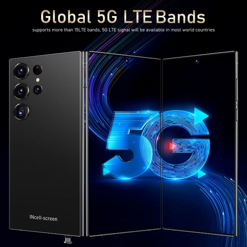 Hot style Original s24 Ultra smartphone network 7.3-inch 16GB+1TB Android phone unlocked 7000mAh 50MP+108MP 5G phone NFC, limited time promotion, children's and adult phone gifts