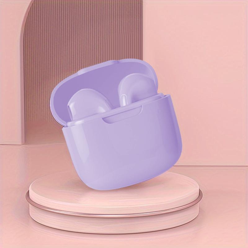 Mini Bluetooth Earphones-Dual Headsets- TWS True Wireless In-Ear Headphones-Macaron Color Christmas Gift Headset-Call Touch Earbud