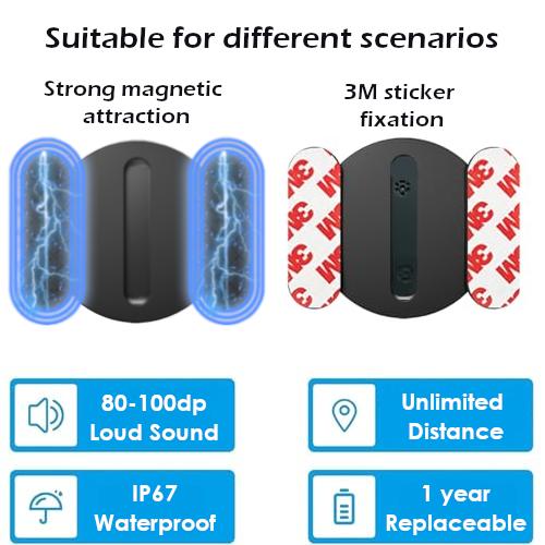 GPS Tracker for Vehicles,Mini GPS Trackers Device with Weatherproof Magnetic Case-Works with Apple Find My(iOS only)-Best Hidden Car Tracking Device