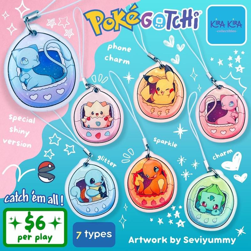 Pokémon Tamagotchi Phone Charm Gashapon