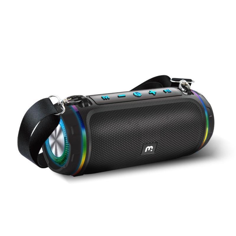 VibeBuddy Speaker RGB Protable Speaker with Strap Wireless Bluetooth Speaker for Camping, Travel, Party and More