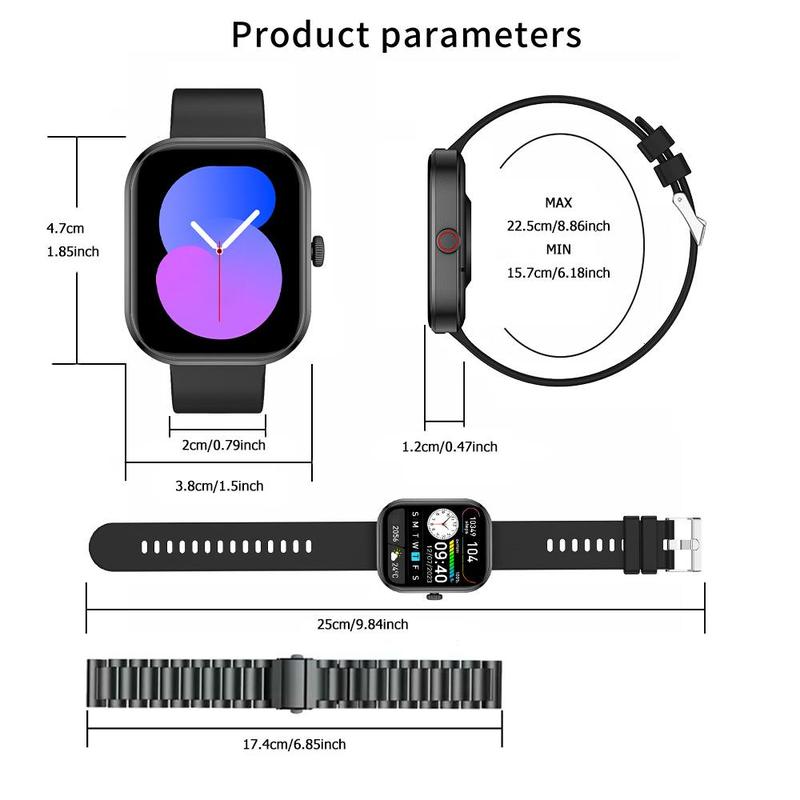 GTS Style Smart Watch, 1 Count Fashionable Digital Watch with Box, HD Screen Sports Watch with Multiple Sports Modes, Sports Watch for Women & Men