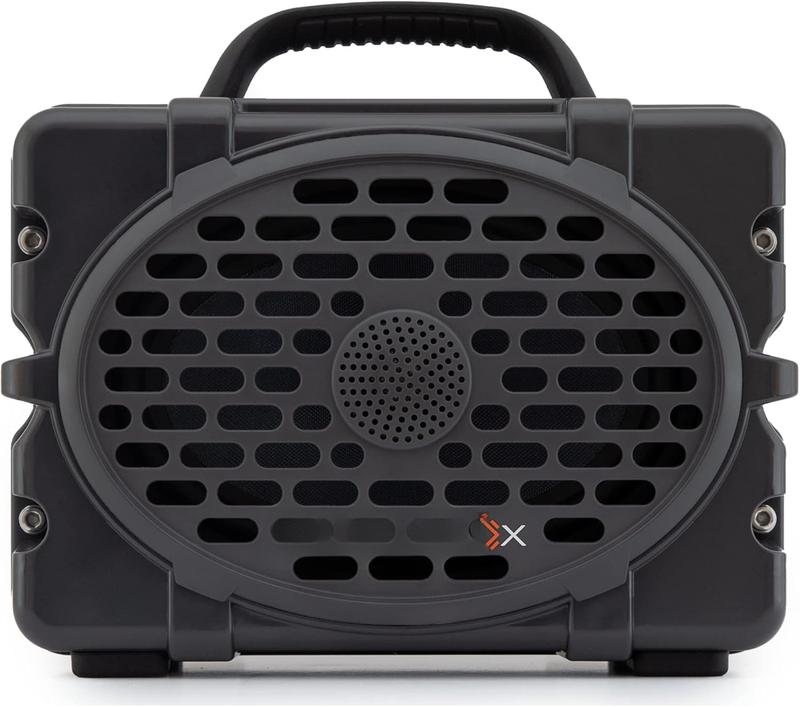 Gen 2: Loud! Outdoor Portable Bluetooth 5.0 Speaker | Rugged, IP67, Waterproof, Impact Resistant & Dustproof (Plays to 120db, Pair 2X for True L-R Stereo), Thunderhead Gray Black