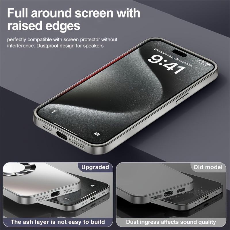 Magnetic Attraction Wireless Charging Phone Case, Shockproof Phone Protective Cover, Phone Accessory Compatible with iPhone 15 14 13 12 Pro Max, iPhone 15 Pro Max Case