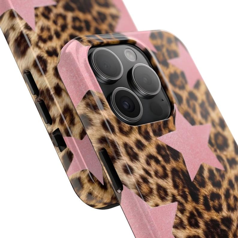 PINK GLITTER LEOPARD iPhone Case for iphone 15 14 13 12 11 X , pro max , plus , mini