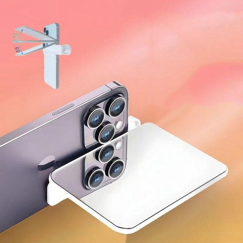 Phone Mirror Reflection Clip, Phone Mirror Reflection Selfie Clip, Phone Reflection Shooting Clip, Mobile Phone Accessories for Travel, Outdoor, Party