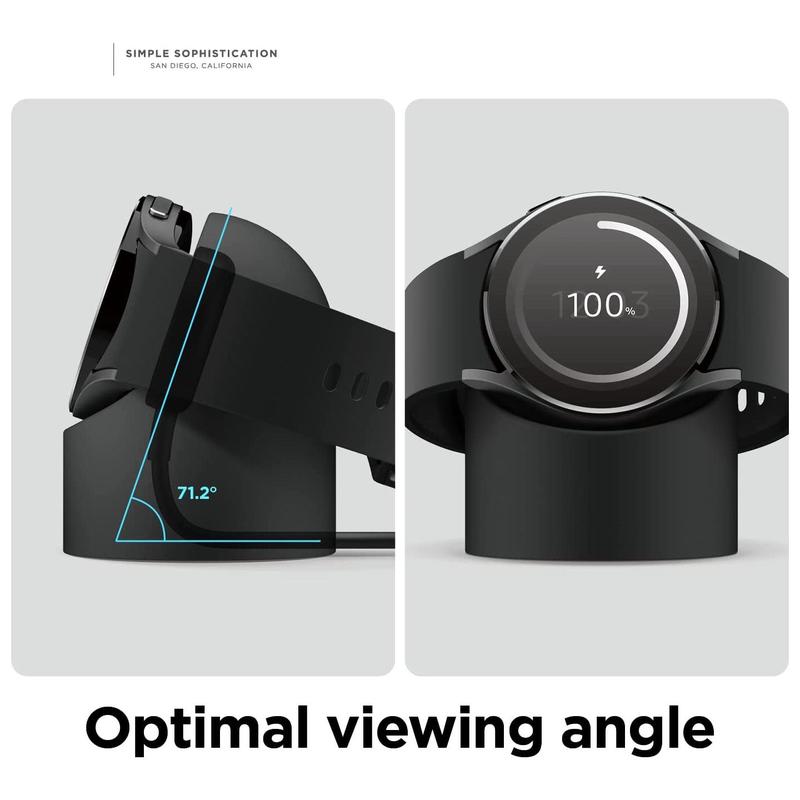 Silicone Watch Charging Stand, 1 Count Watch Charging Holder, Watch Charging Stand Compatible with Samsung Galaxy Watch 3 4 Pro