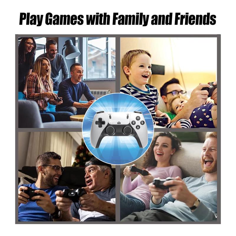 X2PRO retro game console, wireless controller, 40000+ games, multiple emulators included, 4K HDMI output, built-in 128G card, with 2.4GHz wireless retro game console game controller