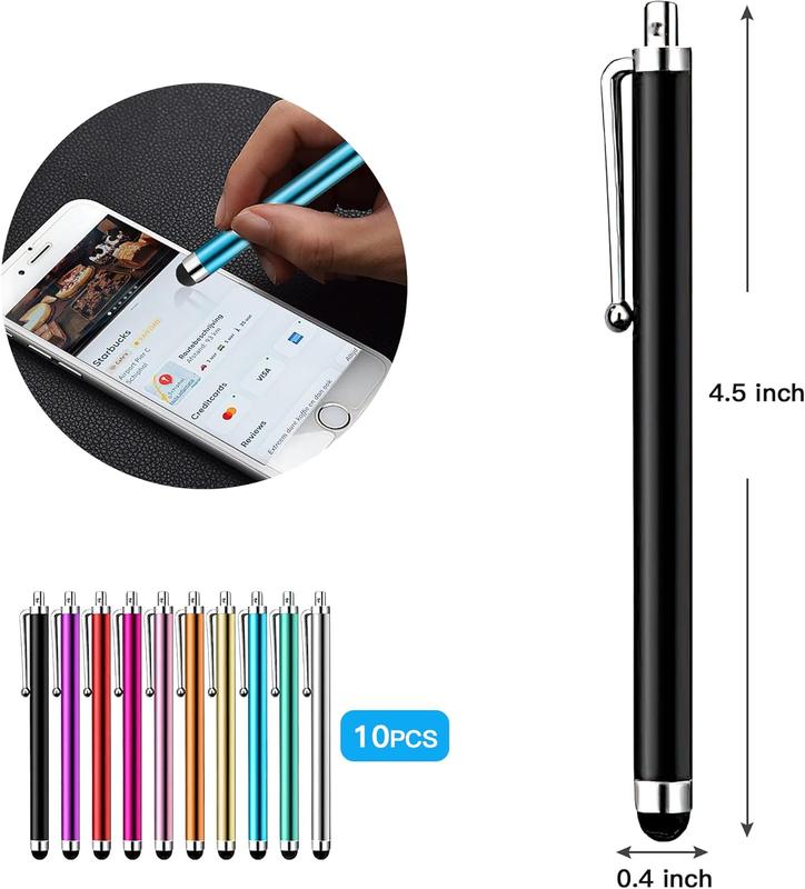 Stylus Pen for All Universal Touch Screens Devices, Your Touch Screen Experience with  10 Pack High Precision Capacitive Stylus Pencil