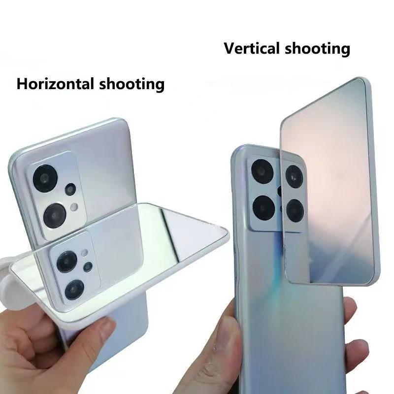 Phone Mirror Reflection Clip, Phone Mirror Reflection Selfie Clip, Phone Reflection Shooting Clip, Mobile Phone Accessories for Travel, Outdoor, Party