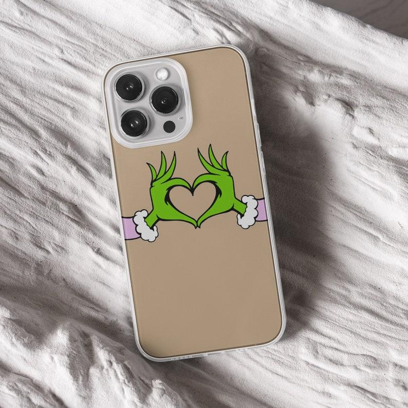 Funny Grinch Christmas Phone Case - Xmas Winter Compatible with iPhone X, 11, 12, 13, 14, 15, 16 & more – check our available sizes.