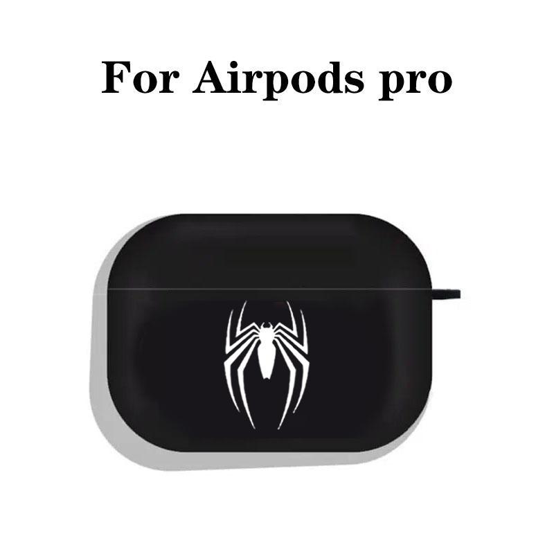 Spider Pattern Earphone Case, Earphone Protective Cover with Hiking Buckle, Earphone Protector for AirPods 1 2 AirPods 3 AirPods Pro