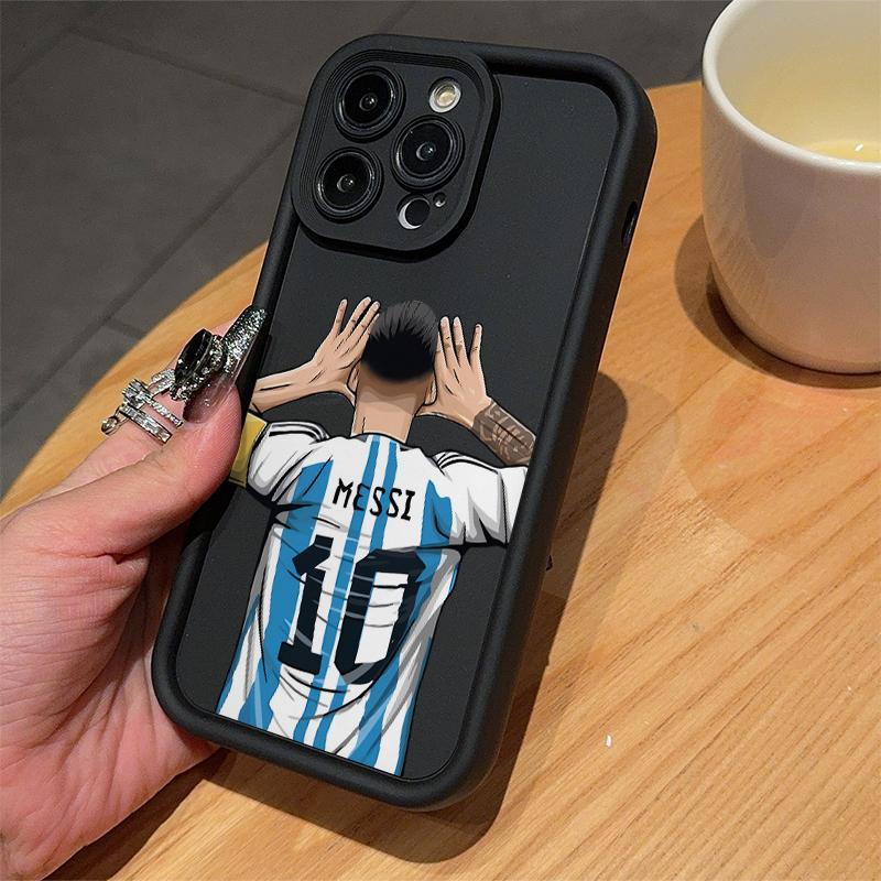 Football Player Pattern Phone Case, Anti-drop Phone Protector Cover, Phone Accessories Compatible with iPhone