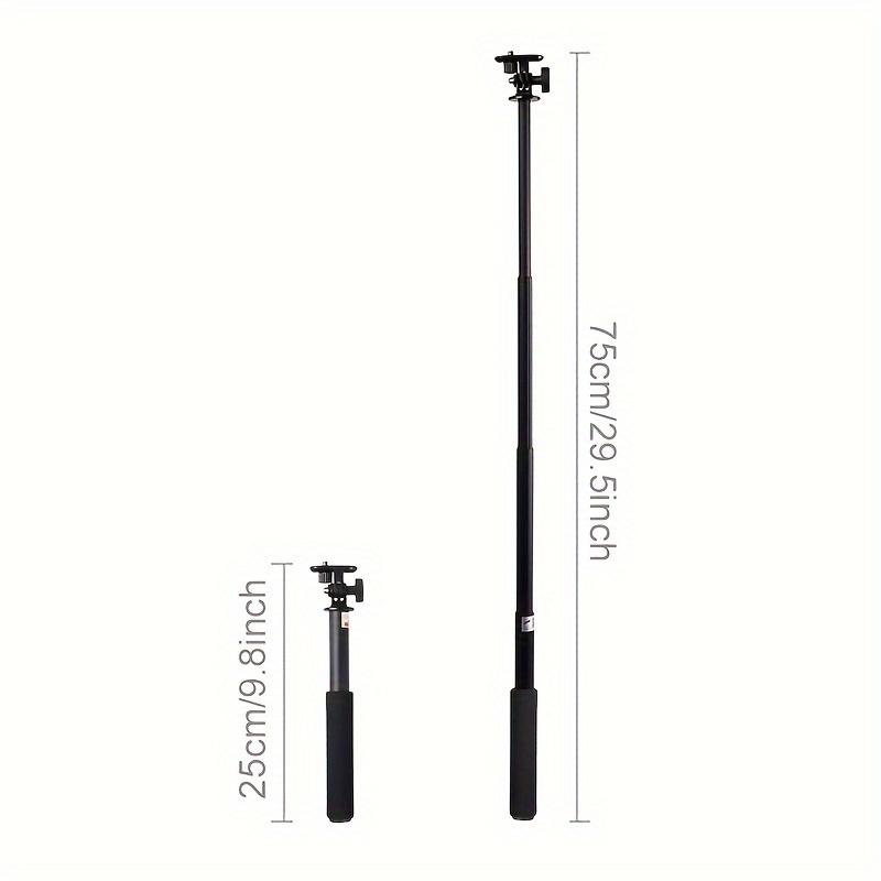 29 Inch Aluminum Monopod Extend Pole Selfie Stick For GoPro Hero 12 11 10 9 8 7 6 5 Scam For Xiaomi Eken DJI Action Camera Accessory