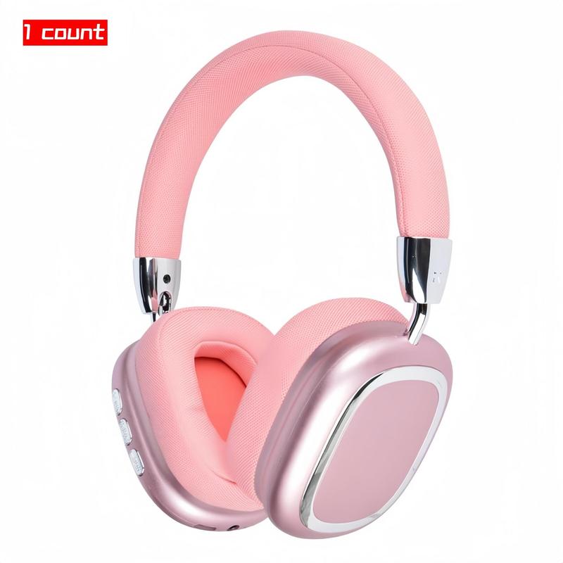 Wireless Headphones with Built-in Mic, Electronic Audio Earbuds for Fall, Wireless Noise Cancellation Headphones, Foldable Gaming Headset for Phones, PC, MP3, Fun Summer Gift, Back to School Gifts, Gifts for Friends