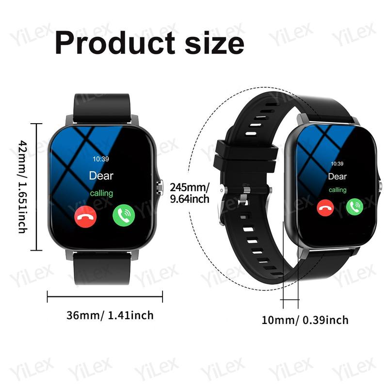 Multifunctional Smart Watch, Fashion Digital Watch with Weather Forecast & Phone Call Function, Sports Watch for Women & Men