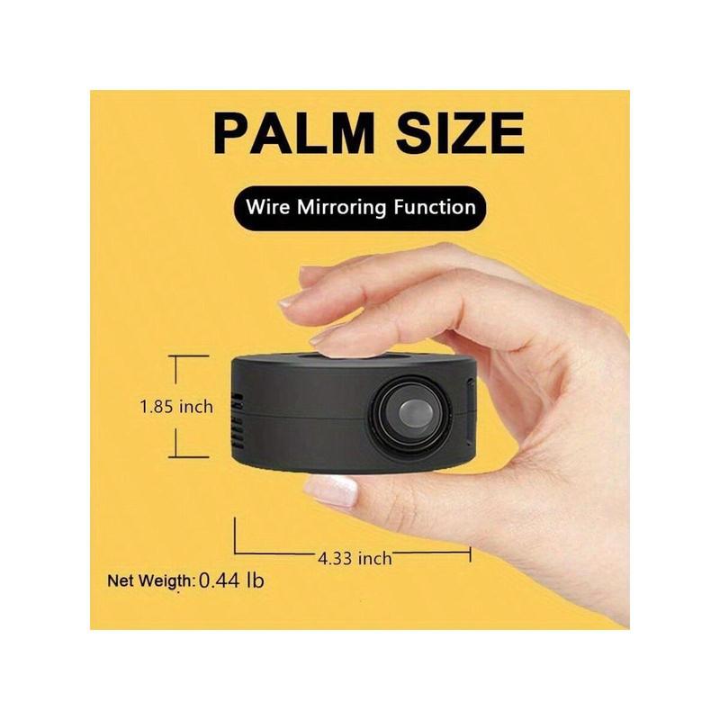 The Mini Projector Is A Portable Movie Projector That Supports 1080P. It Is An Outdoor Projector Suitable For Home Theater Movies And Can Be Used As A Phone Projector.