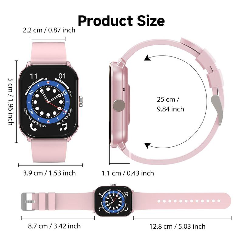 Multifunctional Smart Watch, Fashionable Digital Watch with Multiple Sports Modes, Waterproof Sports Watch for Women & Men