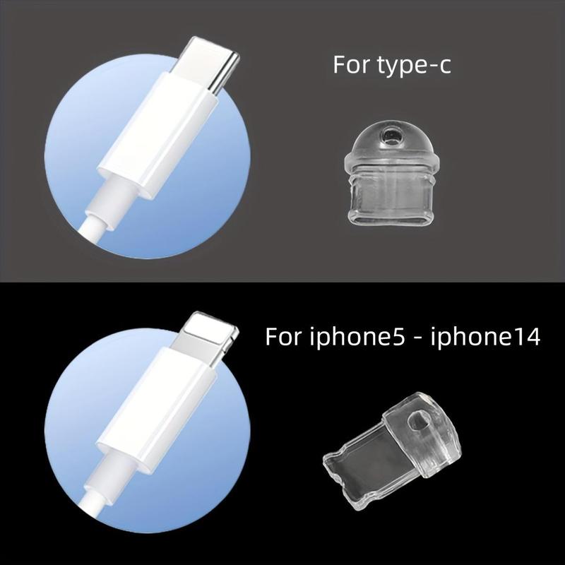 Cute Design Phone Dust Plug, 1 Count Anti Dust Plug for iPhone 5-14 & Type-C Interface, Mobile Phone Decoration Accessories