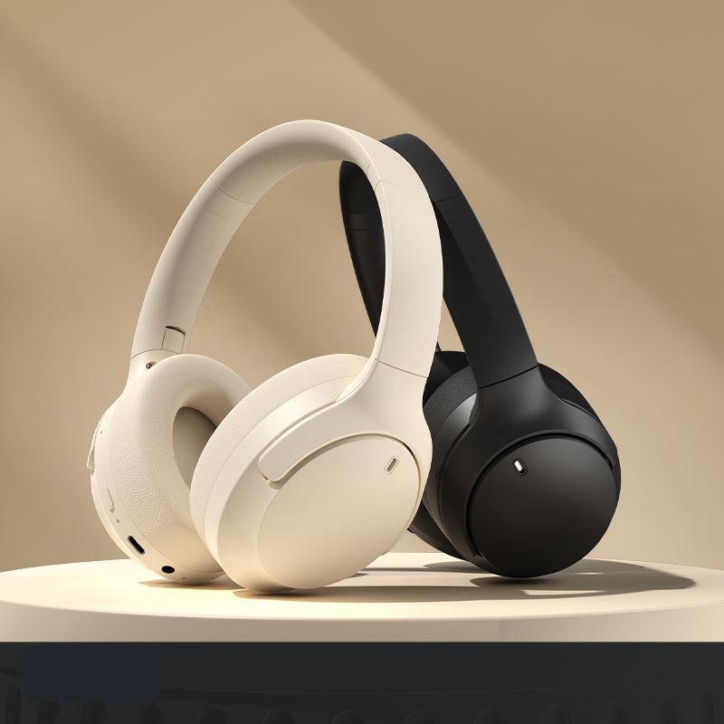 Wireless Over-ear Design Headphone, Noise Cancelling Headphone, Foldable Headset for Mobile Phone, Computer, Travel, Exercise