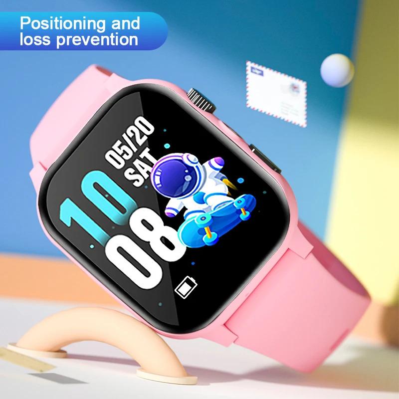 4G kids smart phone watch SOS call lbs tracker SIM card location camera clock waterproof smartwatch Boys Girls gifts