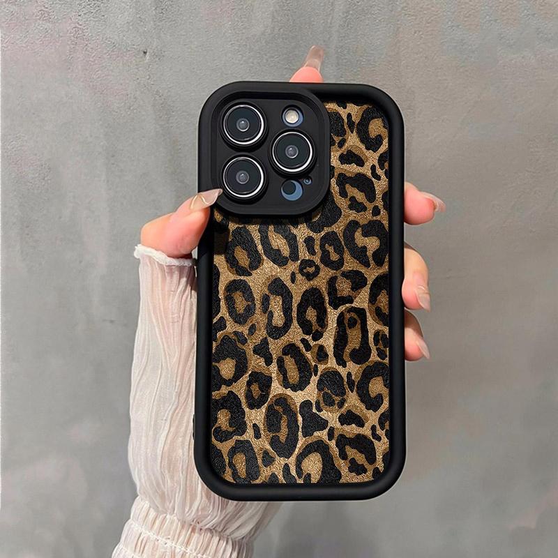 Fashion Pattern Phone Case for Fall, Anti-fall Fully Edged Mobile Phone Protective Cover, Shockproof Phone Cases for iPhone 16 Series X 7 8 Plus 11 12 13 14 15 Pro Max Cases