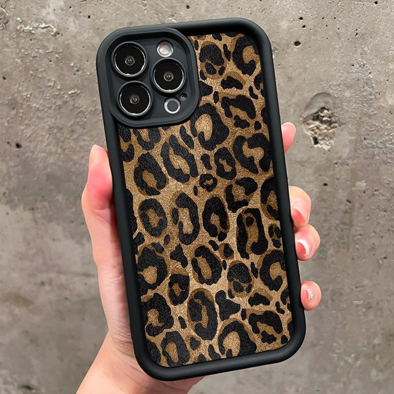 Fashion Pattern Phone Case for Fall, Anti-fall Fully Edged Mobile Phone Protective Cover, Shockproof Phone Cases for iPhone 16 Series X 7 8 Plus 11 12 13 14 15 Pro Max Cases