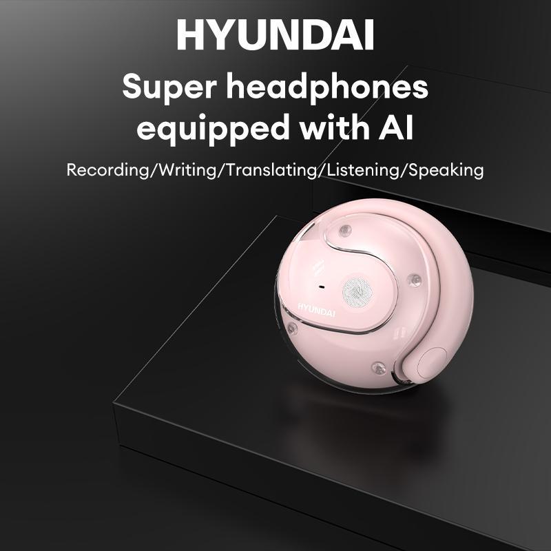 HYUNDAI HY-T26 Pro Wireless Headphone, Open Ear Design Bluetooth-compatible Earphone, Earbuds for Listening To Music & Calling