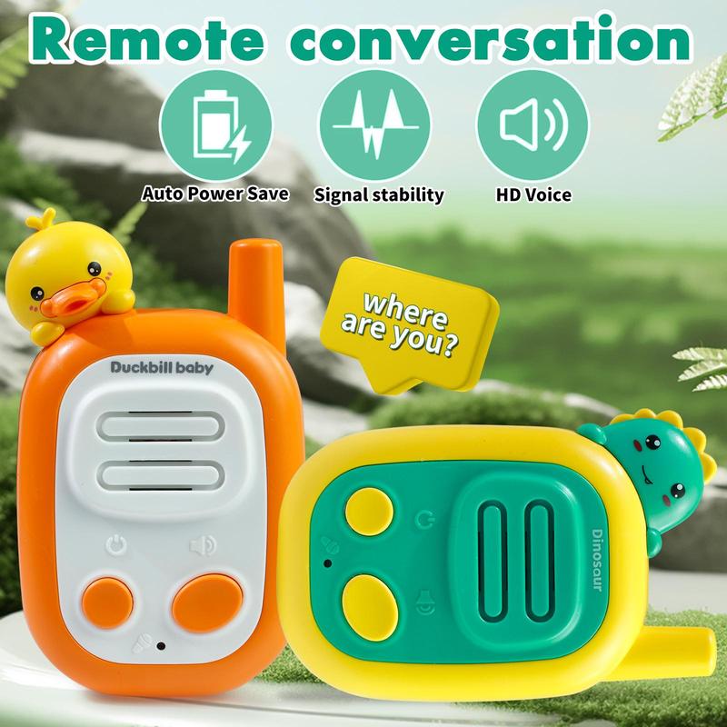 2-Pack Kids Walkie Talkies – 1000 Ft Range – Fun Communication Toys for Boys & Girls – Outdoor Adventure Toys for Toddlers & Children