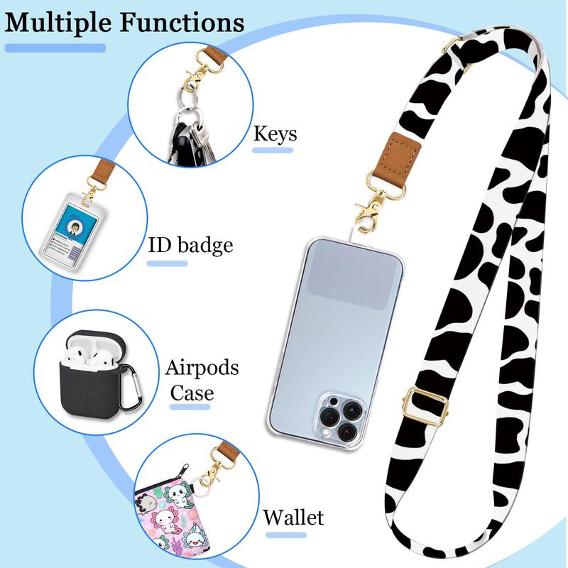 Versatile Phone Lanyard Crossbody Wrist Strap - Securely Carry Your Essentials Hands-Free with this Adjustable Neck Strap for Keys, Wallet, ID Badge, and More