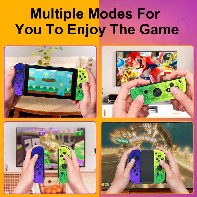 Wireless Replacement Controller for Nintendo Switch Lite OLED Console, Left&Right Wireless Controller for Switch with Motion Control nintendo switch