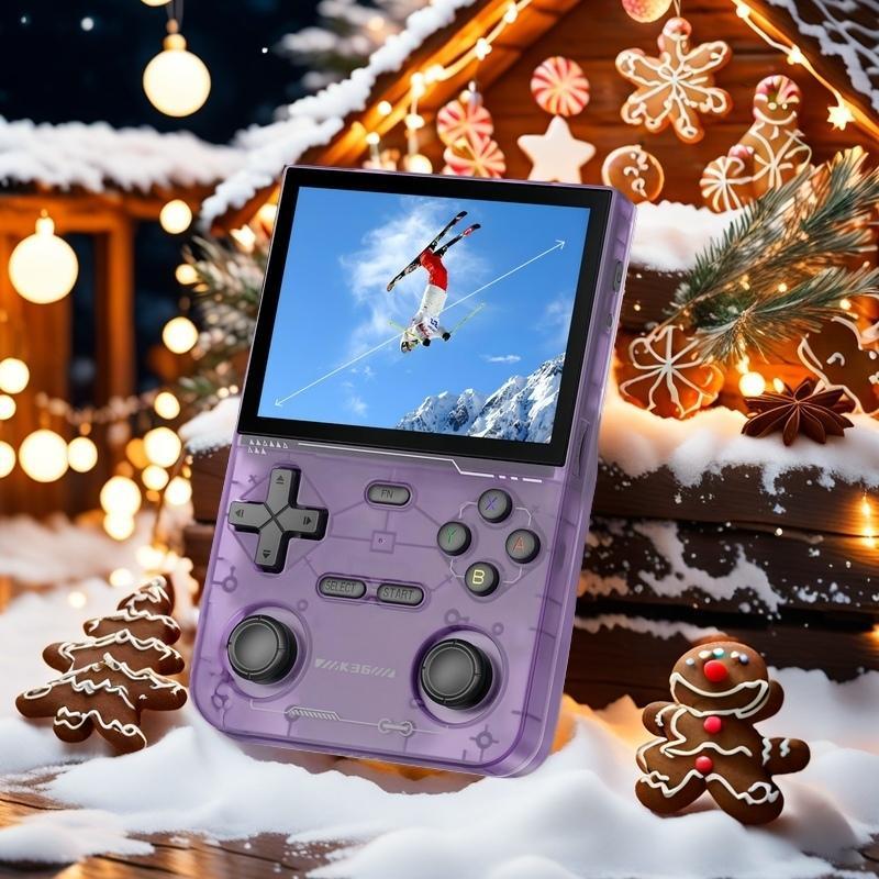 VAHLIF K36 Retro Handheld Game Console, Rechargeable Portable Game Console with Gamepad, Built in Mult 옮 Games, Ideal Gift for Kids & Adults