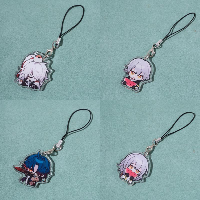 Honkai Star Rail Charms, Honkai Star Rail   Acrylic  Phone Charm, Aventurine Acheron Sparkle cell