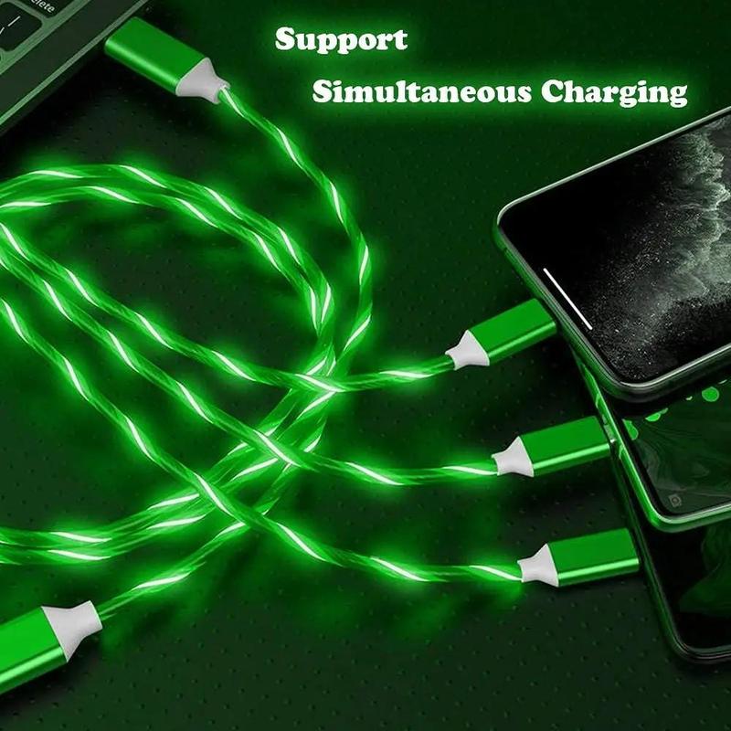 Portable Charger Cable, 3 In 1 Data Cable, USB Charging Cable for Smartphone, Data Transfer Cable Compatible with iPhone 14 13 12 11 Pro Max XS MAX XR XS X 8 iPad