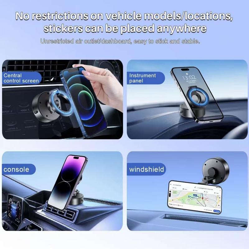 Magnetic Car Phone Holder, 720 Degree Rotatable Car Phone Holder, Universal Car Phone Navigation Holder, Car Interior Accessories