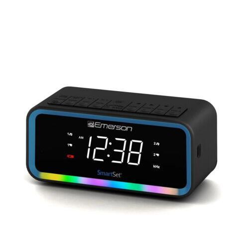 SmartSet AM FM, Dual Alarm Clock Radio, 0.9