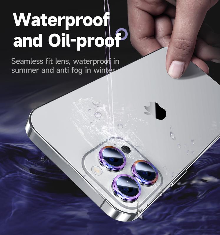 MAGIC JOHN iPhone Ultra Lens Protector, 99% Clarity, Easy Install, Anti-Scratch