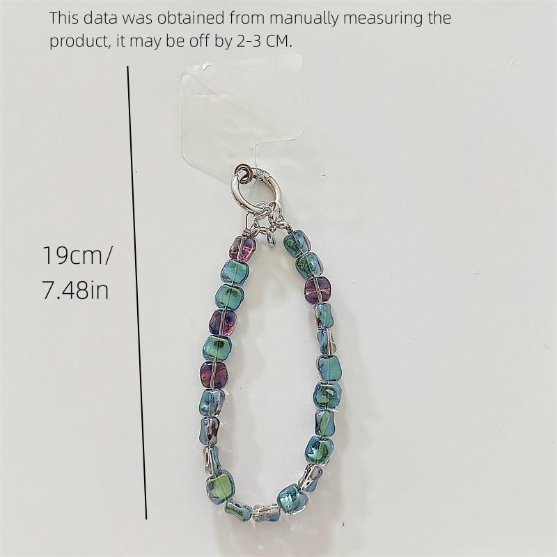 Crystal Stone Mobile Phone Wrist Strap, Fashionable Mobile Phone Lanyard for Women & Girls, Mobile Phone Decoration Accessories