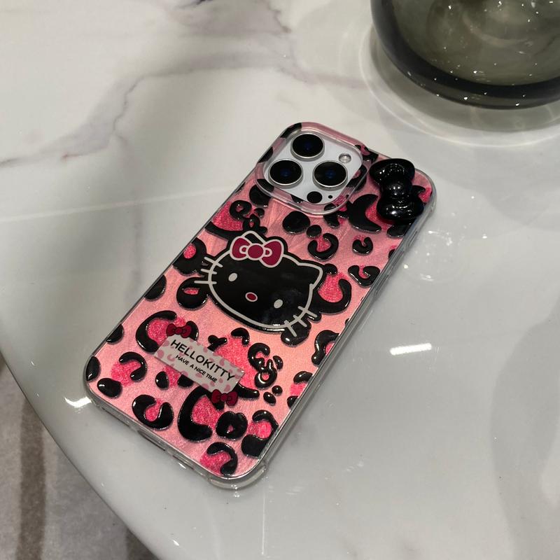 leopard print Phone Case For iPhone 16 15 14 13 Pro Max 11 12 13 Pro XR XS MAX Y2K Lovely Anti Fall Cover