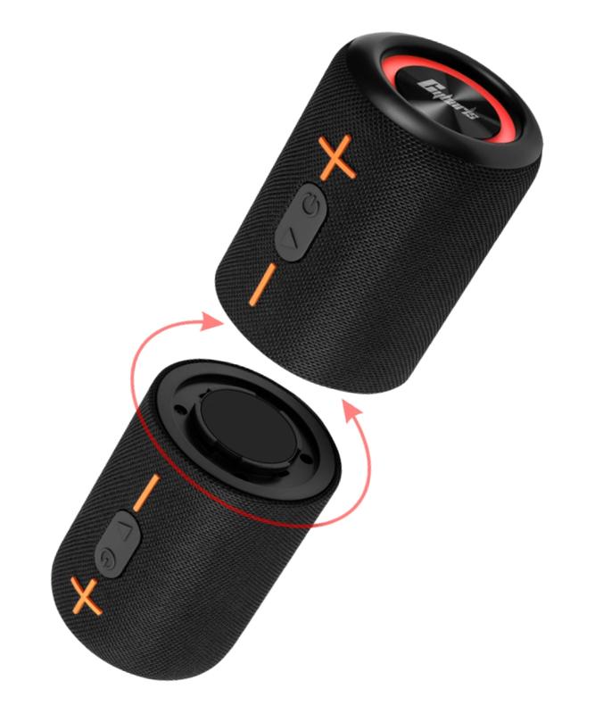 Cyboris S10 2 in 1 Portable Split Bluetooth Speaker, 20W High Volume Stereo,IPX6 Waterproof Split Wireless Speaker,  Bluetooth V5.3, 24 Hours Play Time, True Wireless Pairing, Perfect for Home, Outdoors or Travel, bt speaker Audio Smartphone king audio