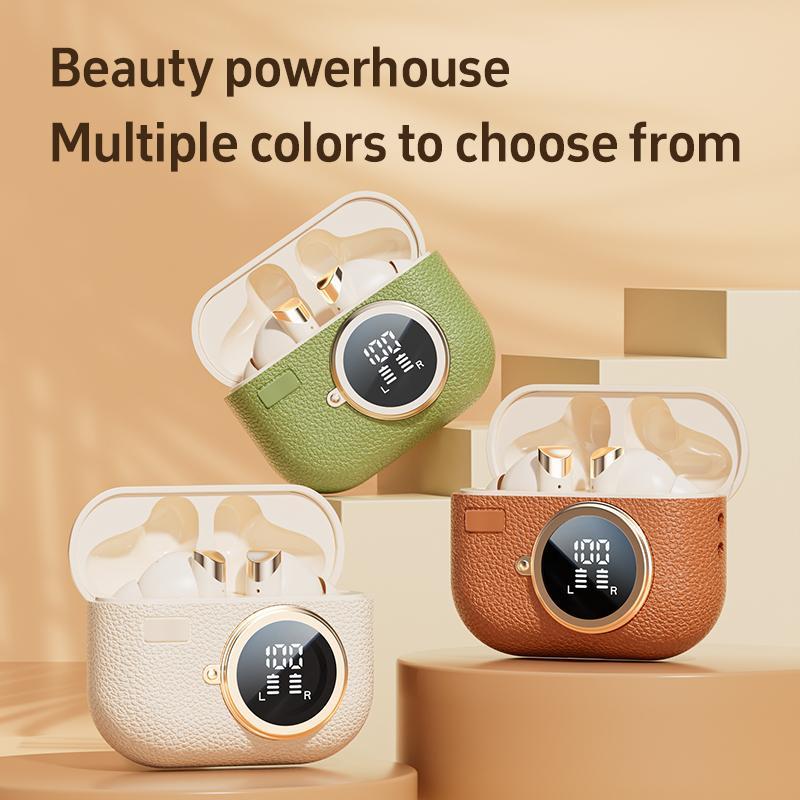 in-ear Design Wireless Earphone, Long Standby Headphone with Digital Display Charging Case, Stereo Sound Noise Cancelling Headphone for Sports, Gaming, Running