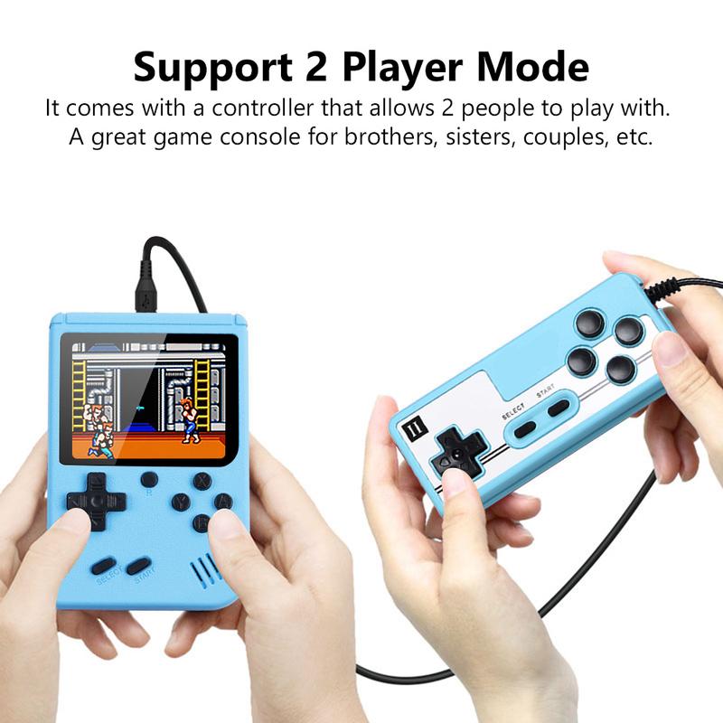 500 Games In One Portable Mini Electronic Video Game Player Kids Electronic Game Toy For Children Handheld Game Console Adjustable Arcade