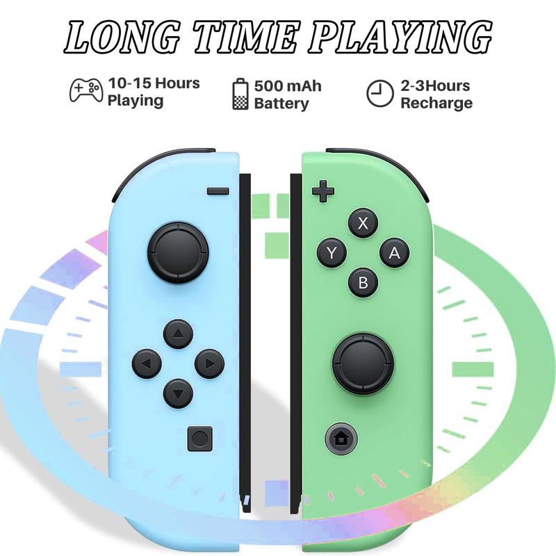 YUYIU Switch Controllers Replacement For Switch OLED Lite, Switch Controller For Nintendo Switch Controller, Switch Controllers Support, Screenshot, Wake-up, Motion Control Dual Vibration