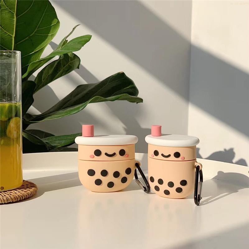 Boba Tea AirPods Case Keychain Kawaii Cute Accessories