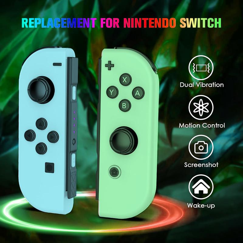 YUYIU Switch Controllers Replacement For Switch OLED Lite, Switch Controller For Nintendo Switch Controller, Switch Controllers Support, Screenshot, Wake-up, Motion Control Dual Vibration