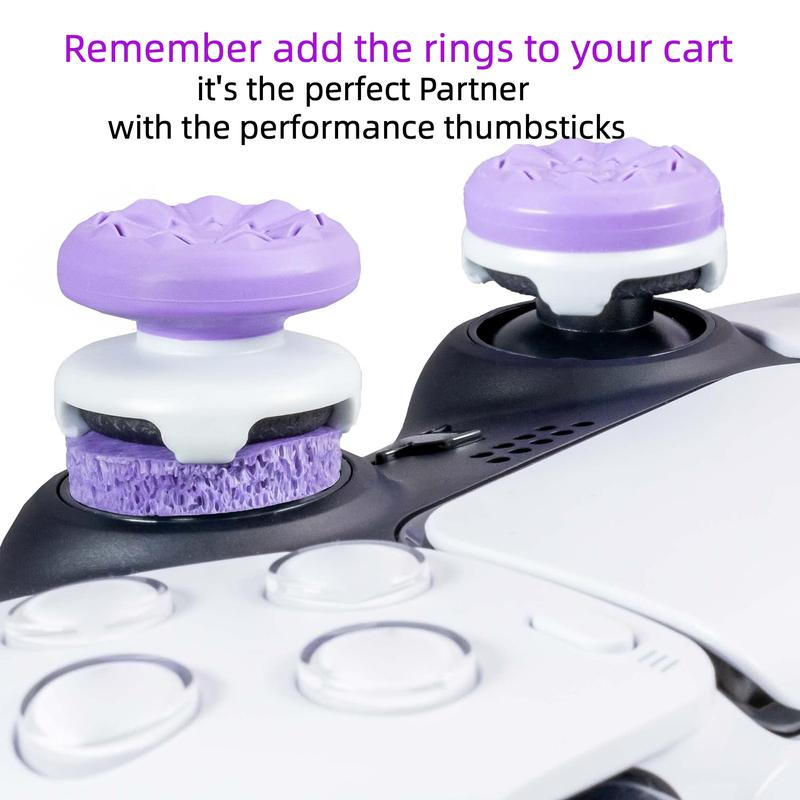 Performance Thumbsticks Galaxy Black for Playstation 5 (PS5) , PS4 (PS4)and Xbox Controller,Performance Thumbsticks  | 1 High-Rise, 1 Mid-Rise